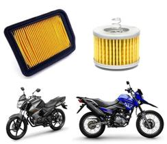 Filtro De Ar + Filtro De Óleo + Fazer Factor Crosser 150 Filtro De Ar + Filtro De Óleo + Fazer Factor Crosser 150