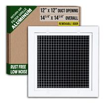 Filtro de ar Grille Handua Aluminum Eggcrate 12x12 White