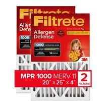Filtro de ar HVAC NADP03-2PK-2 MPR 1000 20x25x4, pacote com 2 Filtro de ar HVAC NADP03-2PK-2 MPR 1000 20x25x4, pacote com 2