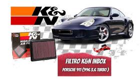 Filtro de Ar Inbox K&N para Porsche 911 Carrera 4S 996 3.6 2002-2006 REF. 33-2189