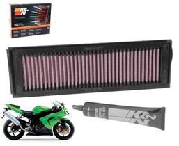 Filtro de Ar K&n esportivo lavavel ZX-10R Zx10r 2006 2007