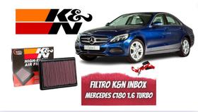 FILTRO DE AR K&N INBOX - para MERCEDES C180/C200/C250/C300/C350 2018 A 2022 1.6 TURBO / CLS 35/ E200 / E300 / E350 /GLC 200 / GLC300 / GLE350 2019+ REF. 33-3034