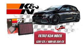 Filtro de Ar K&N para GOLF GTI 220 cv A3 220 cv TT 230 CV A3 180 cv 2013 + Ref. 33-3005 Filtro de Ar K&N para GOLF GTI 220 cv A3 220 cv TT 230 CV A3 180 cv 2013 + Ref. 33-3005