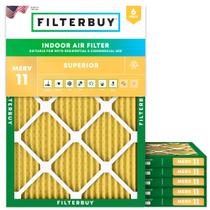 Filtro de Ar MERV 11 20x24x1 (6 Unidades) - Defesa Alérgica para Forno HVAC/AC