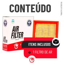 Filtro de Ar Motor Honda CG Titan 150 Fan 125 Biz 125 Valflex