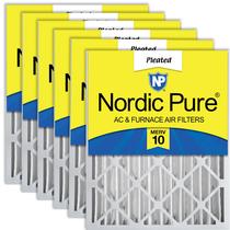 Filtro de ar Nordic Pure 15,5x24,5x3,6 cm MERV 10, pacote com 6