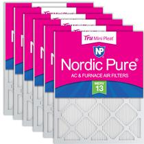 Filtro de ar Nordic Pure Tru Mini Pleat MERV 13 60x75x2 cm, pacote com 6