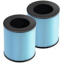 Filtro de ar, pacote com 2 unidades, compatível com LINNIW MK-03, HEPA Carbon Filtro de ar, pacote com 2 unidades, compatível com LINNIW MK-03, HEPA Carbon