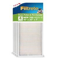 Filtro de ar para forno AC Filtrete 25x50x2,5 cm MPR 700, pacote com 4