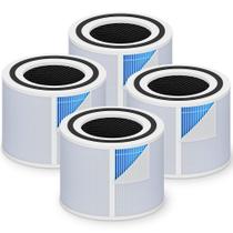 Filtro de ar PETOX Core 300 de substituição HEPA Smoke, pacote com 4 Filtro de ar PETOX Core 300 de substituição HEPA Smoke, pacote com 4