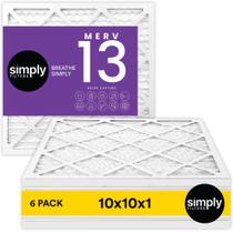 Filtro de ar Simply 25x25x2 MERV 13 MPR 1500, pacote com 6 Filtro de ar Simply 25x25x2 MERV 13 MPR 1500, pacote com 6