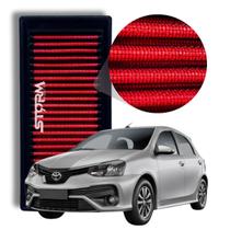Filtro de ar Toyota Etios Hatch Motor 1.3 1.4 ano 2013 a 2021 Lavável Reutilizável X Xs Xls Plus Platinum Standard Ready!Manual White Pack Filtro de ar Toyota Etios Hatch Motor 1.3 1.4 ano 2013 a 2021 Lavável Reutilizável X Xs Xls Plus Platinum Standard Ready!Manual White Pack