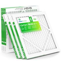 Filtro de ar TRIGHTFILTERS 12x12x1 MERV 8 para HVAC, pacote com 6 Filtro de ar TRIGHTFILTERS 12x12x1 MERV 8 para HVAC, pacote com 6