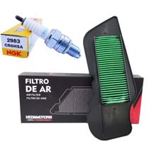Filtro De Ar + Vela Yamaha Neo 125 2016-2022