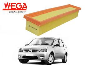 Filtro de ar wega renault logan 1.0 16v 2007 a 2013