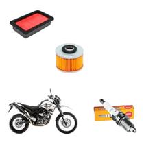 Filtro De Ar Yamaha Xt660+ Filtro Óleo+vela Ngk original Filtro De Ar Yamaha Xt660+ Filtro Óleo+vela Ngk original