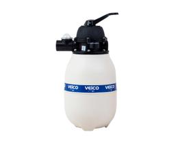 Filtro De Areia Veico V-20 Com Válvula Para Bomba De 1/3cv e 1/4cv 6 Vias
