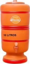 Filtro de Barro 12 Litros Completo + Vela Premium Tradicional + Bóia + Torneira + Tampa - OASIS