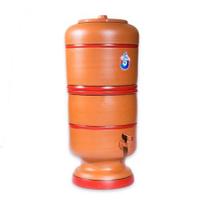 Filtro De Barro 6 Litros Com 1 Vela Carvão Ativado e 1 Boia - GMOLD