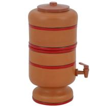 Filtro De Barro Bebedouro Purificador Cerâmica Vela Micro Porosa Tradicional 10 Litros Jaboticabal Filtro De Barro Bebedouro Purificador Cerâmica Vela Micro Porosa Tradicional 10 Litros Jaboticabal