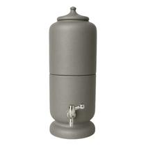 Filtro De Barro Filtrador Água Purificador Flor Cinza 6l