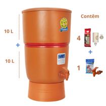 Filtro de Barro para Água São João Premium 10 Litros 4 Velas