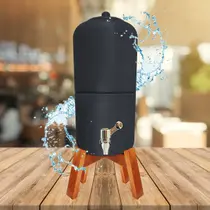 Filtro de Barro PRETO Grande 6L Alta Qualidade Sofisticado