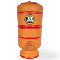 Filtro de Barro Sta.Marina N4 ' 6 Litros Total 12 Litros com 2 Velas, Boia e Torneira