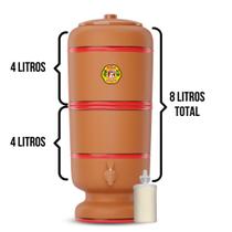 Filtro de Barro Stefani São João Tradicional 4 Litros Filtro de Barro Stefani São João Tradicional 4 Litros