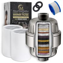 Filtro de cabeça de chuveiro AquaHomeGroup 20 Stage com vitamina C E A