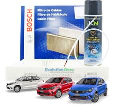 Filtro De Cabine Ar Condicionado Argo Cronos Com Spray Sonda Bosch 0986BF0596