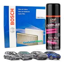 Filtro De Cabine Ar Condicionado Bosch Honda City New Fit Hrv WRV Com Spray Higienizador 0986BF0554