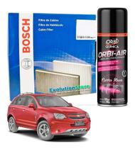 Filtro De Cabine Ar Condicionado Captiva Com Spray Higienizador Bosch 0986BF0597