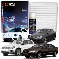 Filtro de Cabine Ar Condicionado para Audi A3/A4/A6/Q3/S3/ - Novo Fusca Passat Tiguan + Higienizador Limpa Ar Automotivo Filtro de Cabine Ar Condicionado para Audi A3/A4/A6/Q3/S3/ - Novo Fusca Passat Tiguan + Higienizador Limpa Ar Automotivo