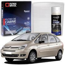 Filtro De Cabine Ar Condicionado para Citroen XSara Picasso + Higienizador Limpa Ar Condicionado Automotivo