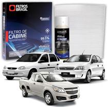 Filtro de Cabine Ar Condicionado para Classic Hatch Pickup, Montana 8v 1.4 + Higienizador Limpa Ar Automotivo Filtro de Cabine Ar Condicionado para Classic Hatch Pickup, Montana 8v 1.4 + Higienizador Limpa Ar Automotivo