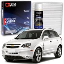 Filtro De Cabine Ar Condicionado para GM Chevrolet Captiva AWD 3.0 AWD 3.6 FWD Sport Ecotec + Higienizador Limpa Ar