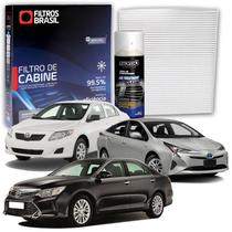 Filtro de Cabine Ar Condicionado para Toyota Camry Corolla Fielder Prius Hybrid 16v + Higienizador Limpa Ar
