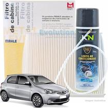 Filtro De Cabine Ar Condicionado Toyota Etios + Spray Sonda Higienizador