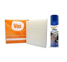 Filtro de cabine VOX e limpa ar condicionado Fiorino Evo 2011 a diante - vox e tecbril