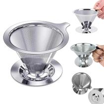 Filtro De Café 103 Inox - Coador de Café Grande Sem Uso De Papel Filtro De Café 103 Inox - Coador de Café Grande Sem Uso De Papel
