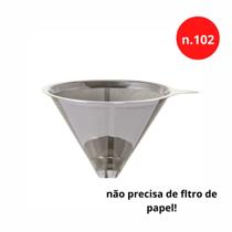 Filtro De Cafe Coador Inox Reutilizavel