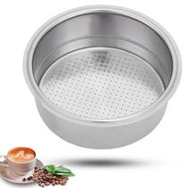 Filtro de café de camada dupla de aço inoxidável de 51 mm para portafiltro