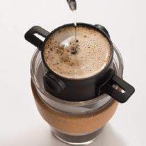 Filtro de café de xícara portátil reutilizavel pequeno metal