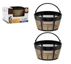 Filtro de café GoldTone reutilizável 8-12 xícaras para Hamilton Beach Filtro de café GoldTone reutilizável 8-12 xícaras para Hamilton Beach