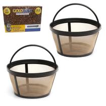 Filtro de café GoldTone reutilizável 8-12 xícaras para Mr. Coffee Filtro de café GoldTone reutilizável 8-12 xícaras para Mr. Coffee