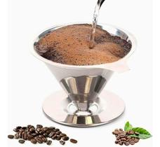 Filtro De Café Inox 103 Coador Reutilizável Sem Uso Papel Alta Qualidade