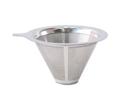 Filtro de Café Inox Coador Aço Inoxidável Reutilizável Sem Uso de Filtro de Papel