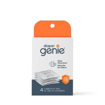 Filtro de carbono, pacote com 4 fraldas Genie, eliminador de odor