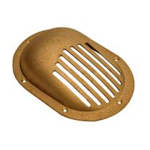 Filtro de casco Groco Bronze Clam Shell Style com anel de montagem
